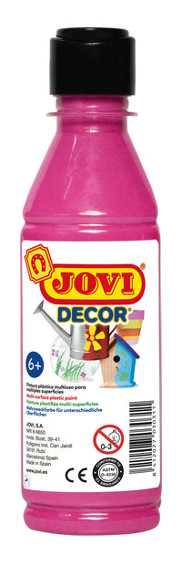Ακρυλικό χρώμα JOVI Jovidecor 250 ml – ροζ