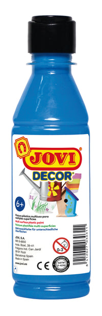 Ακρυλικό χρώμα JOVI Jovidecor 250 ml – ανοιχτό μπλε