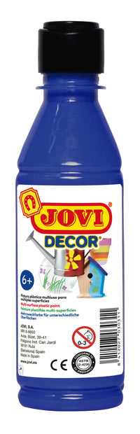Ακρυλικό χρώμα JOVI Jovidecor 250 ml – σκούρο μπλε