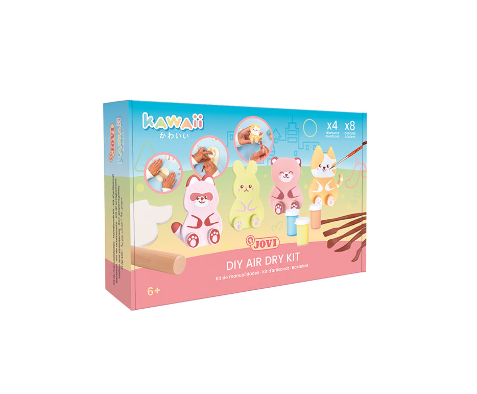 Σετ πλαστελίνης και πηλού Jovi Kawaii Kraft Ζωάκια – 23 τεμ.