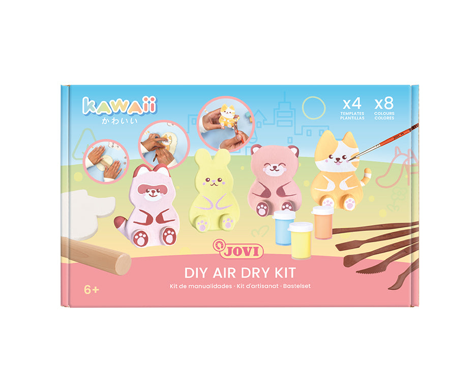 Σετ πλαστελίνης και πηλού Jovi Kawaii Kraft Ζωάκια – 23 τεμ.