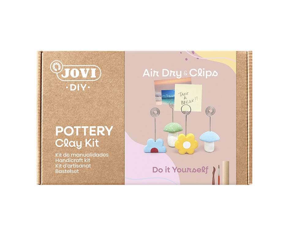 Δημιουργικό σετ πλαστελίνης JOVI Kraft Κλιπ μαλλιών – 24 τμχ