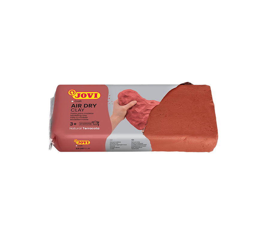 JOVI πηλός που στεγνώνει στον αέρα, καφέ, 250 g
