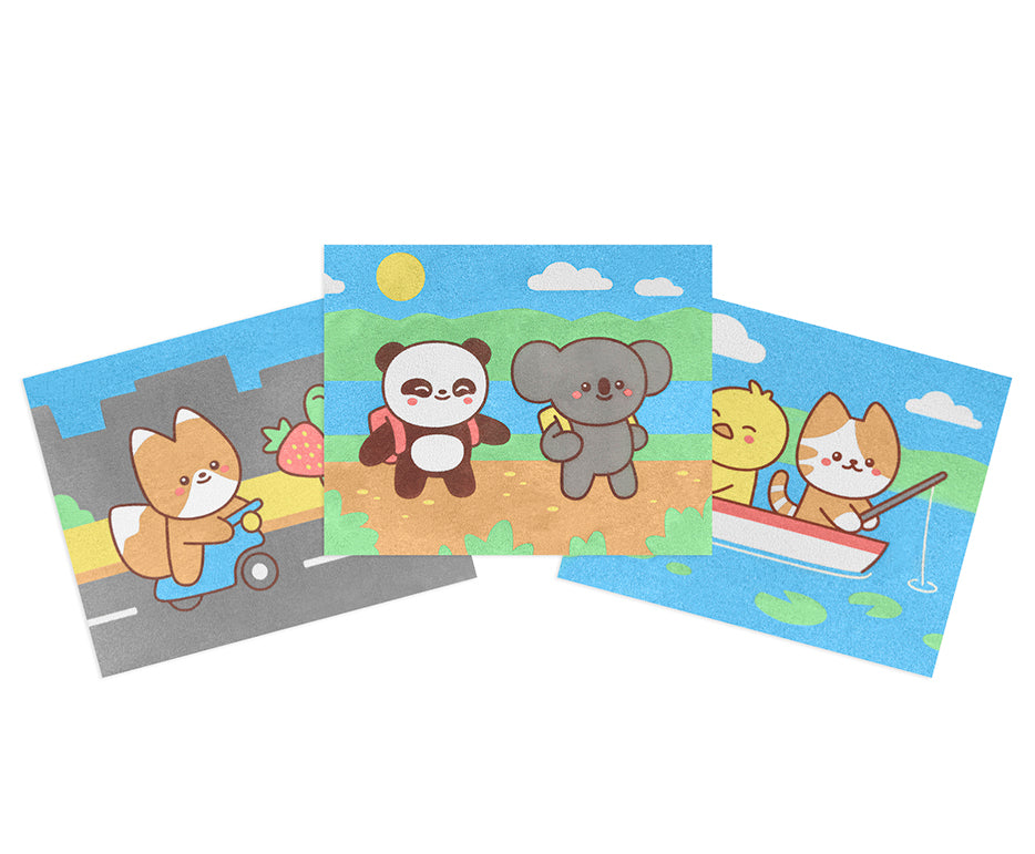 JOVI Play&Fun Kawaii σετ ζωγραφικής με άμμο – 12 τμχ