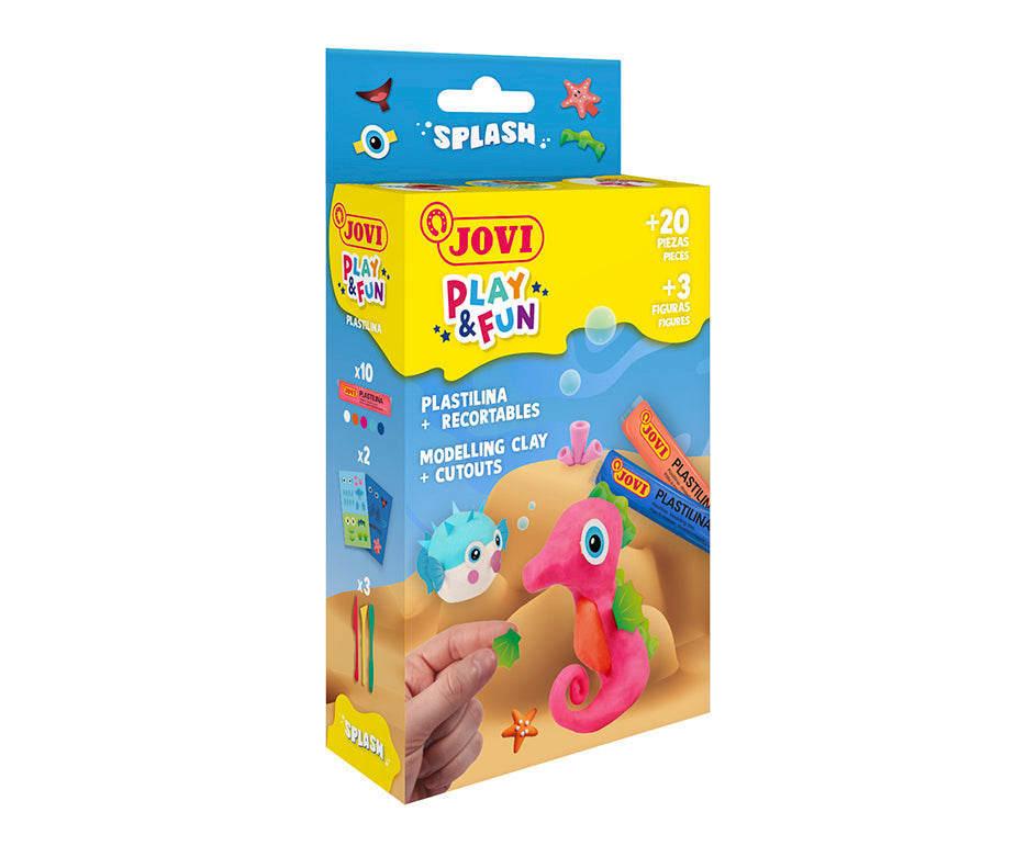 JOVI Play&Fun Mini σετ με φυσική πλαστελίνη – Πιτσιλιά