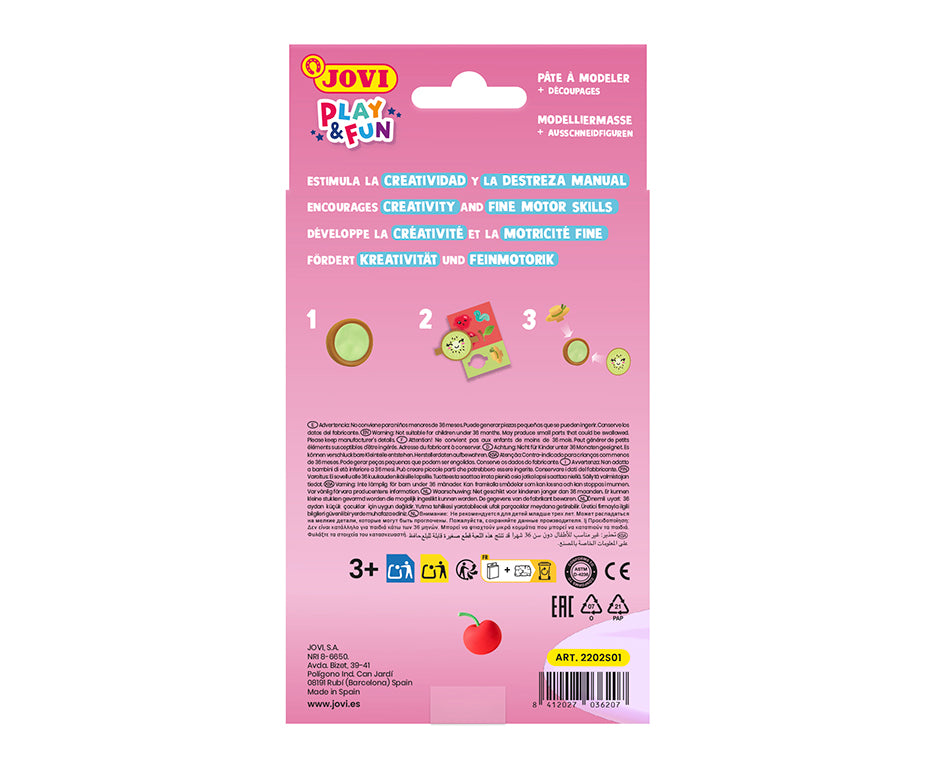 JOVI Play&Fun Mini σετ με φυσική πλαστελίνη