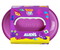 JOVI Play&Fun φυσική πλαστελίνη σε βαλιτσάκι Aliens - 50 τμχ