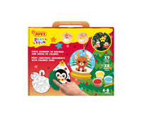 JOVI Play&Fun σετ ζωγραφικής με άμμο Christmas Ornaments - 12 τμχ