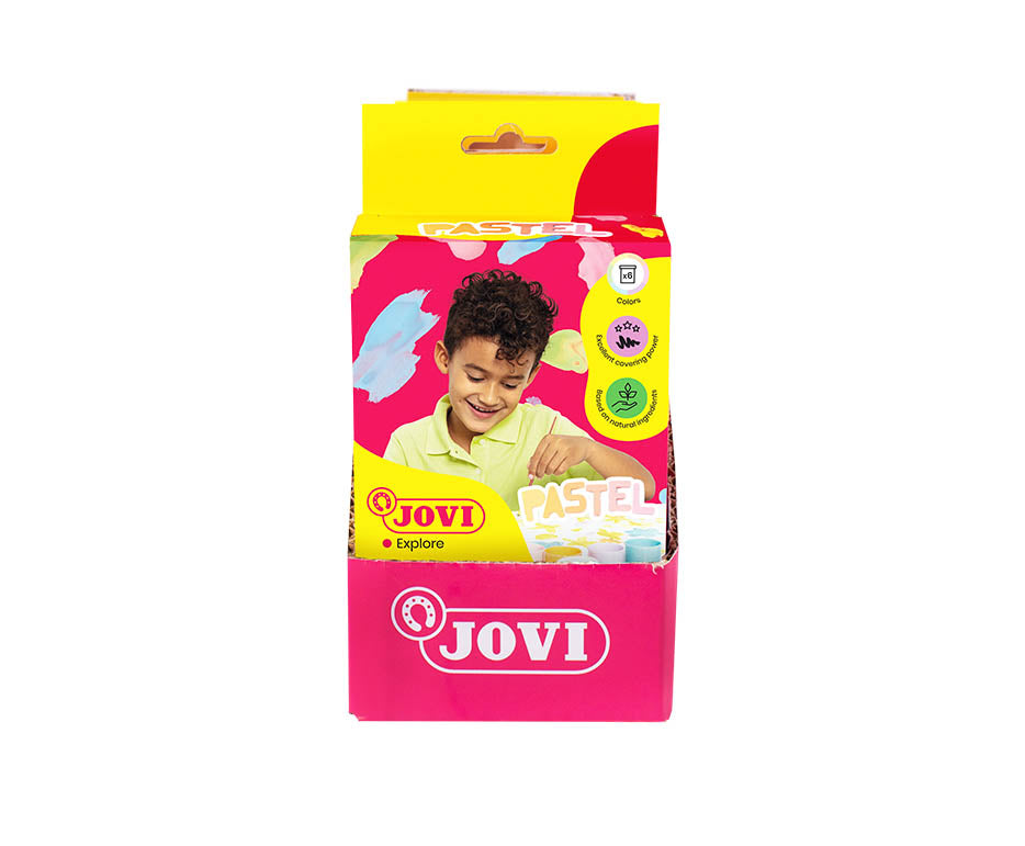 JOVI Premium παστέλ τέμπερες 6 x 35 ml με πινέλο