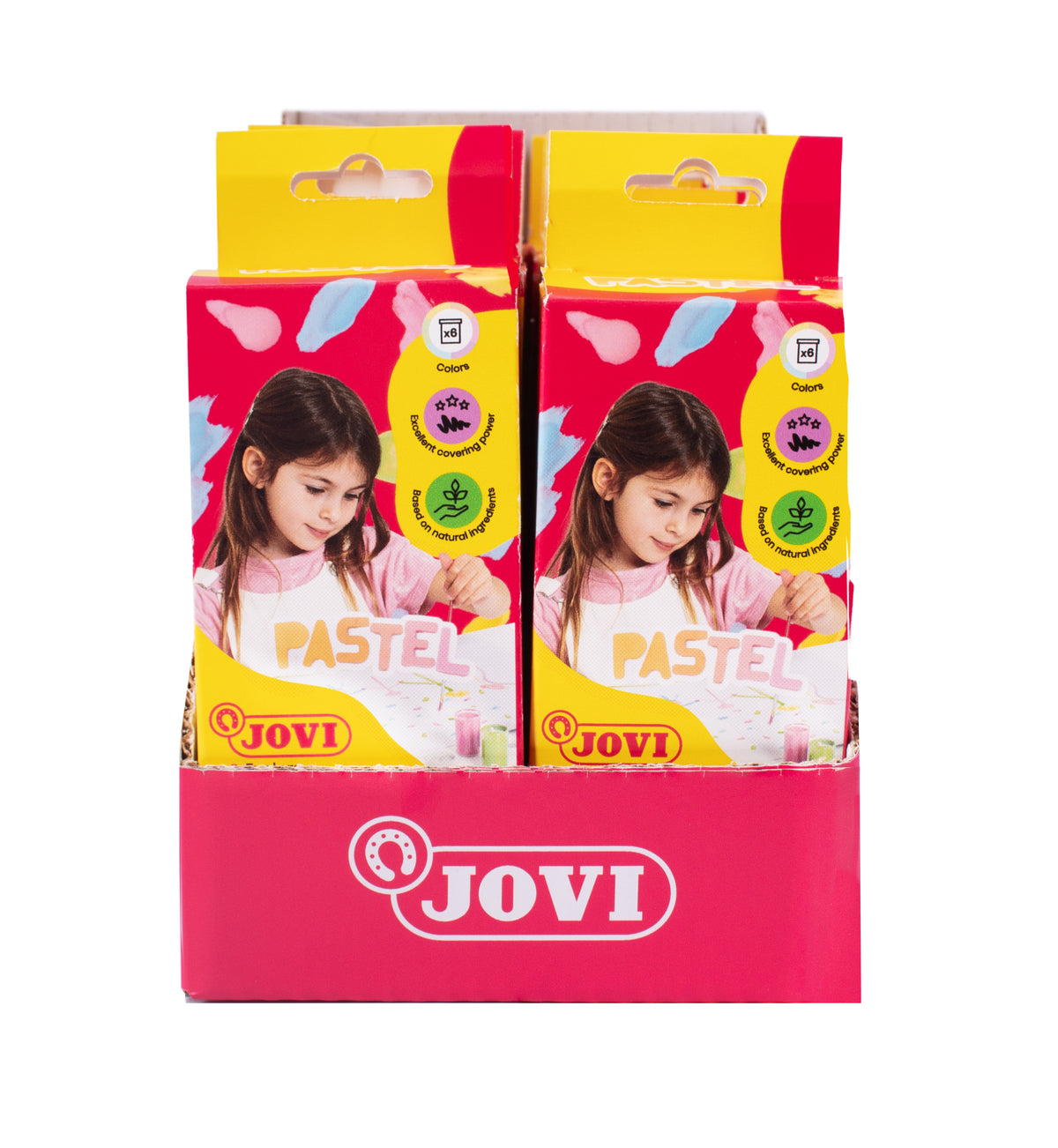 Παστέλ τέμπερες JOVI Premium 6 x 15 ml με πινέλο