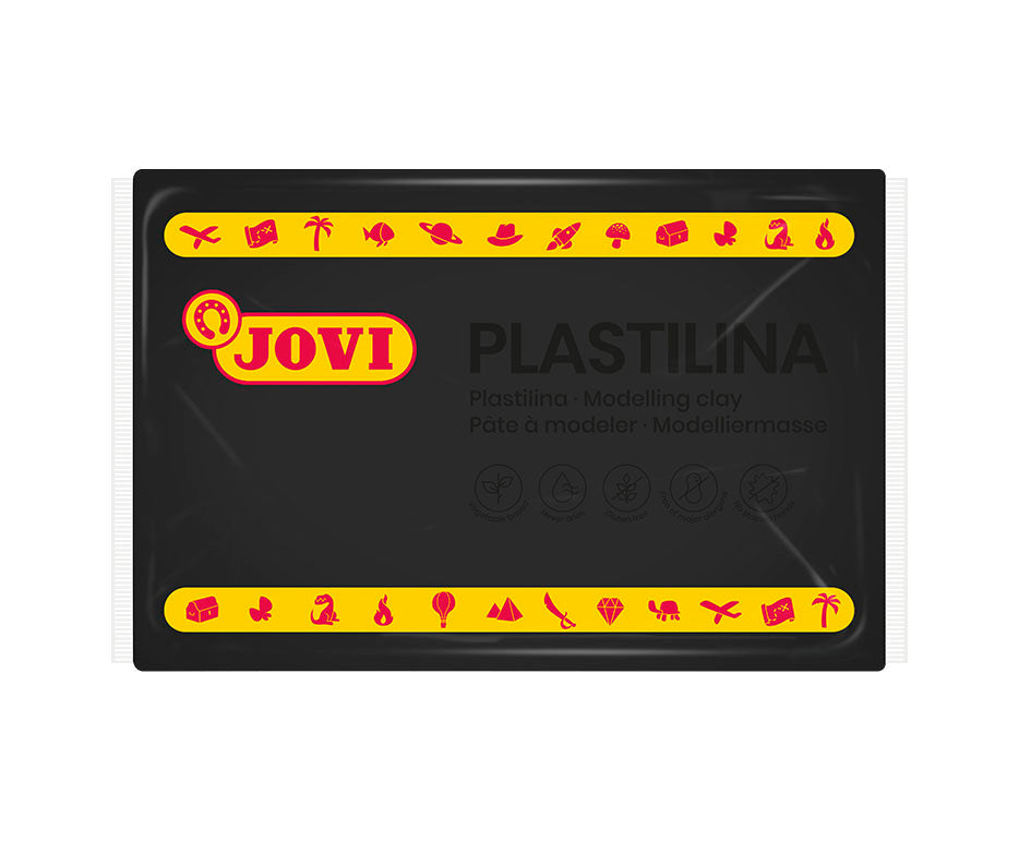 JOVI φυσική πλαστελίνη 350 g – μαύρο