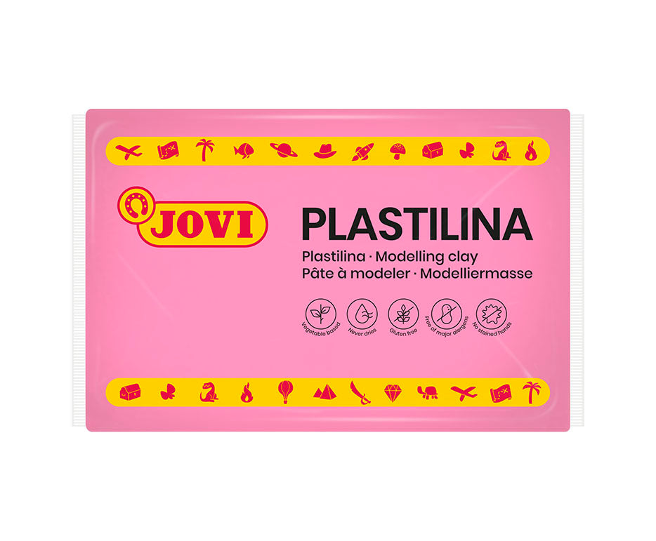JOVI φυσική πλαστελίνη 350 g – ροζ