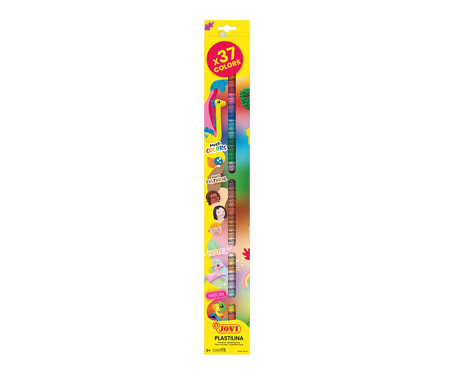 JOVI φυσική πλαστελίνη 37 x 15 g ρολά
