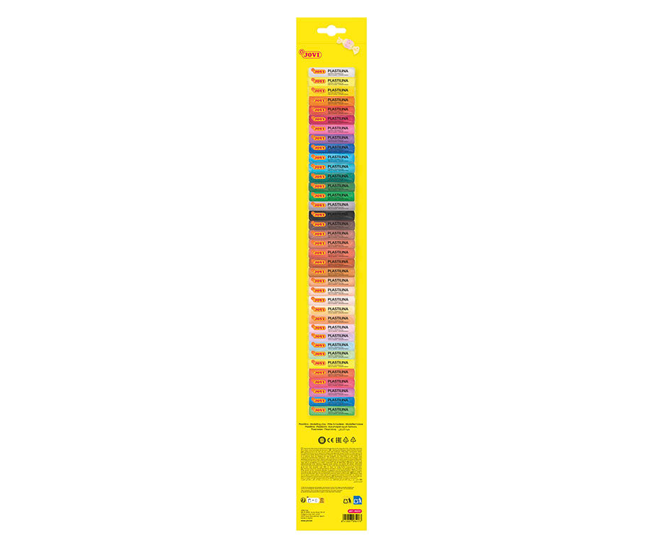 JOVI φυσική πλαστελίνη 37 x 15 g ρολά