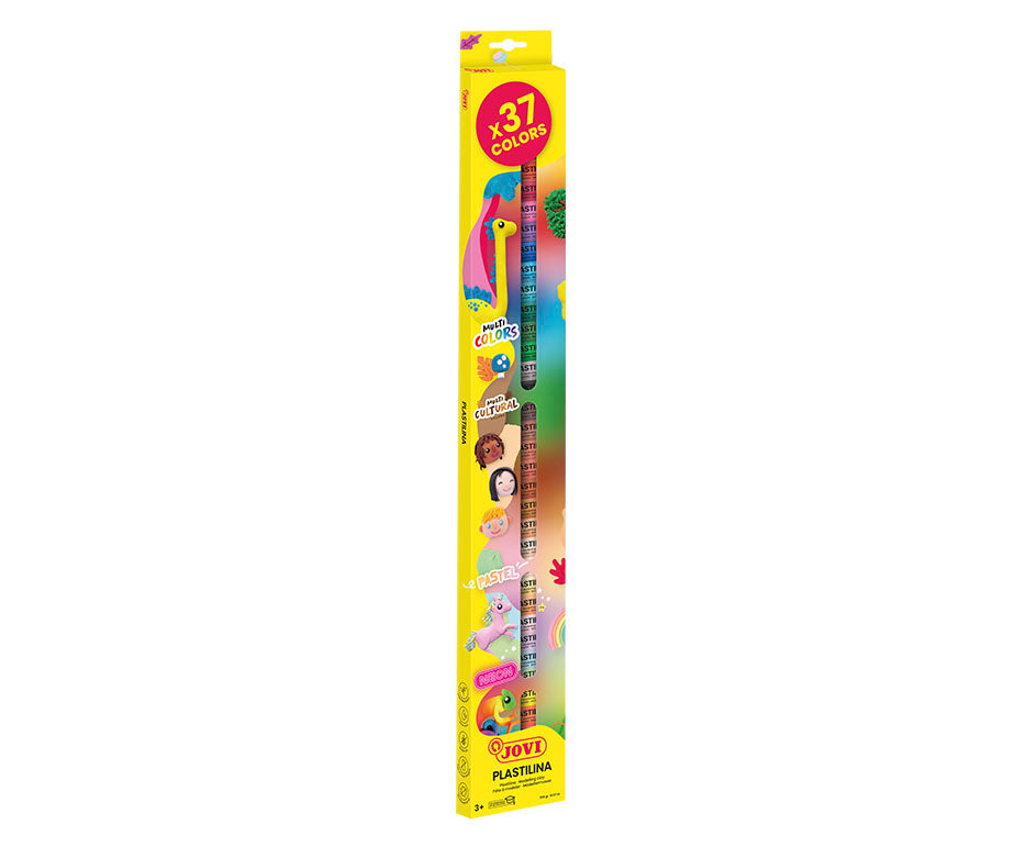 JOVI φυσική πλαστελίνη 37 x 15 g ρολά