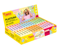 JOVI φυσική πλαστελίνη παστέλ χρώματα 30 x 50 g