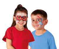JOVI σετ χρωμάτων face painting σε στικ 3 x 5,6 g - λευκό, κόκκινο και μπλε