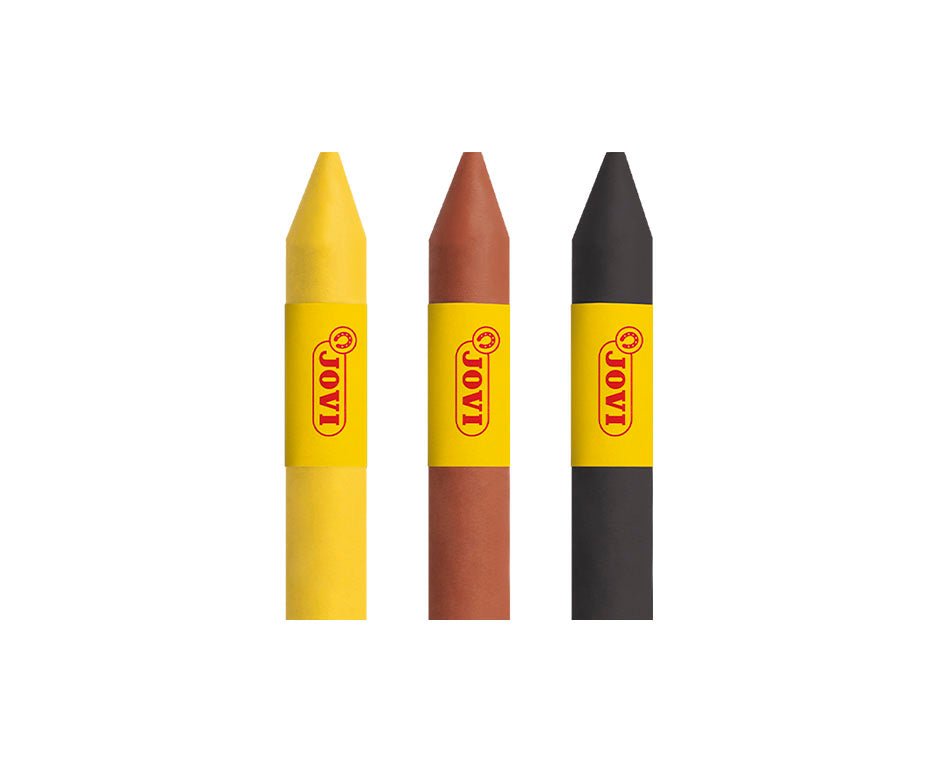 JOVI σετ κραγιόν ζωγραφικής προσώπου 3 x 5,6 g - κίτρινο, καφέ, μαύρο