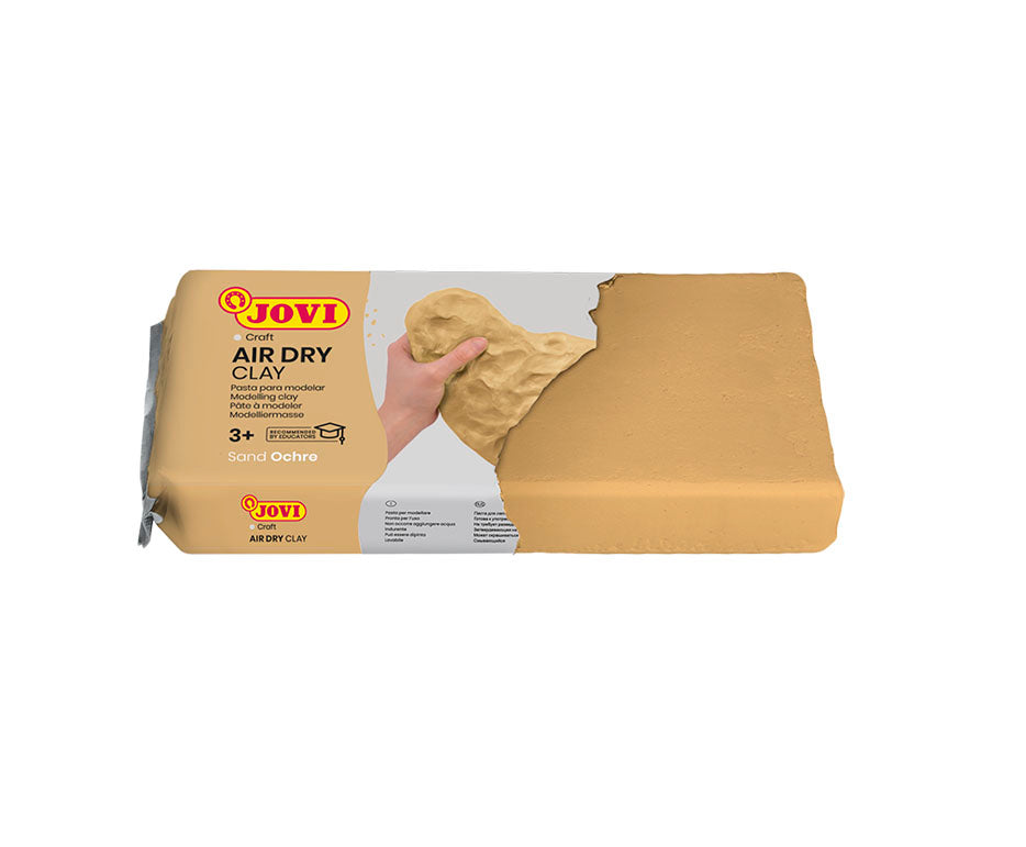 JOVI αυτοσκληρυνόμενος πηλός μοντελισμού 500 g ώχρα