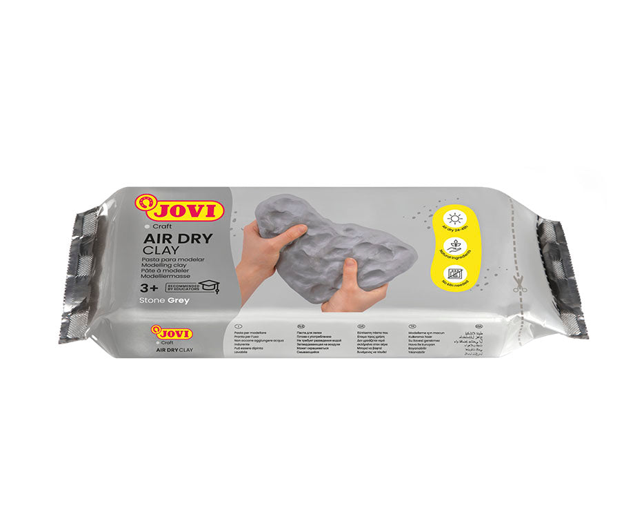 JOVI αυτοσκληρυνόμενος πηλός μοντελισμού 500 g γκρι