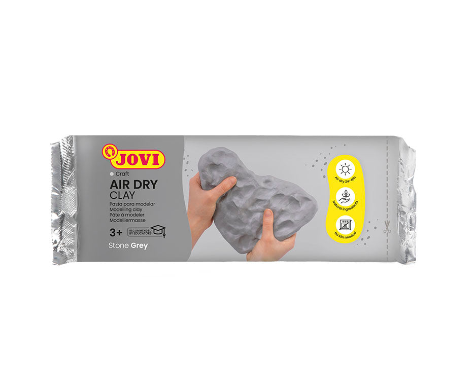 JOVI αυτοσκληρυνόμενος πηλός μοντελισμού 500 g γκρι
