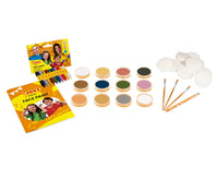 JOVI σχολικό σετ χρωμάτων face painting 12 x 8 ml με αξεσουάρ
