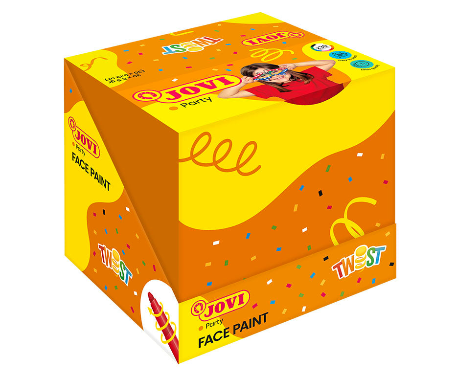 JOVI Twist σετ κηρομπογιές face painting σταντ display 30 τμχ