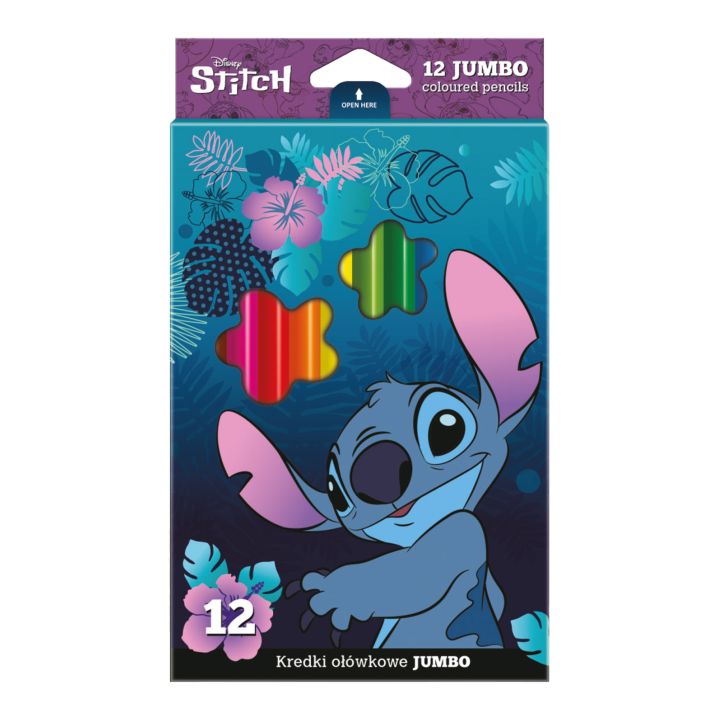 JUMBO Disney Stitch τριγωνικές μπογιές