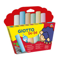Κιμωλίες πεζοδρομίου GIOTTO Be-Be 6 τμχ