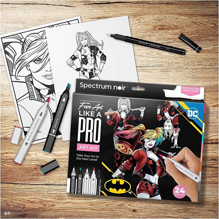 Κιτ τέχνης εικονογράφησης HARLEY QUINN