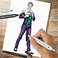 Κιτ τέχνης εικονογράφησης HEROES AND VILLAINS : THE JOKER