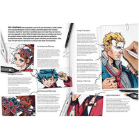 Κιτ τέχνης εικονογράφησης MANGA A COMIC HEROES