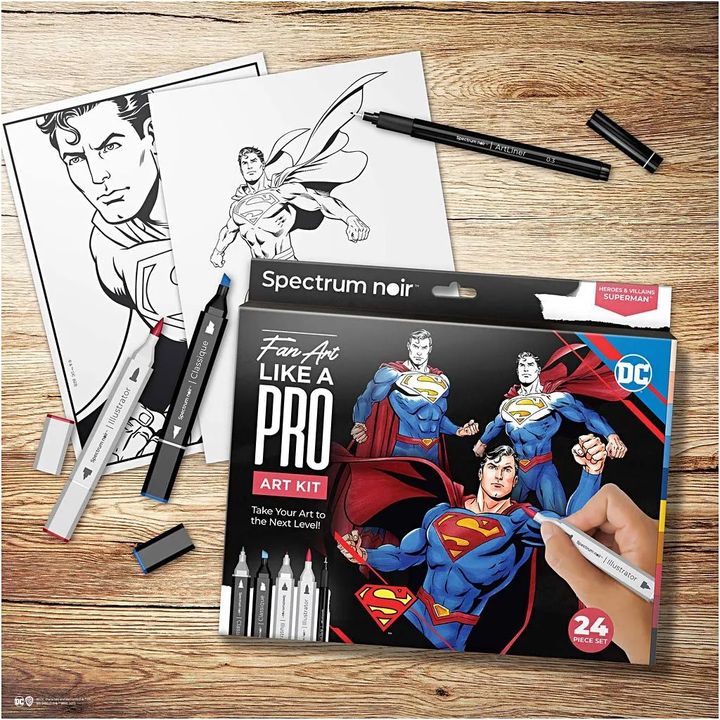 Κιτ τέχνης εικονογράφησης SUPERMAN