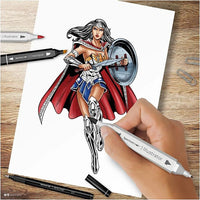 Κιτ τέχνης εικονογράφησης WONDER WOMAN