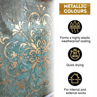 Σετ ακρυλικών χρωμάτων ACRYL PRO Metallic