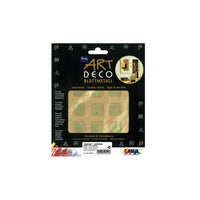 KREUL χρυσά τετράγωνα διακοσμητικά φύλλα 140 x 140 mm 6 τεμάχια