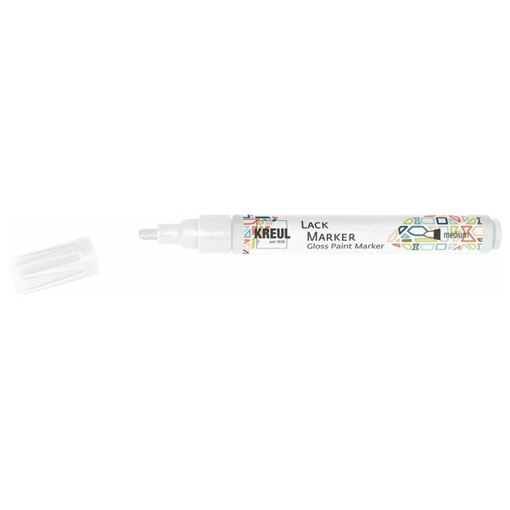 Μαρκαδόρος Kreul Glossy Lacquer Medium σε έντονη απόχρωση
