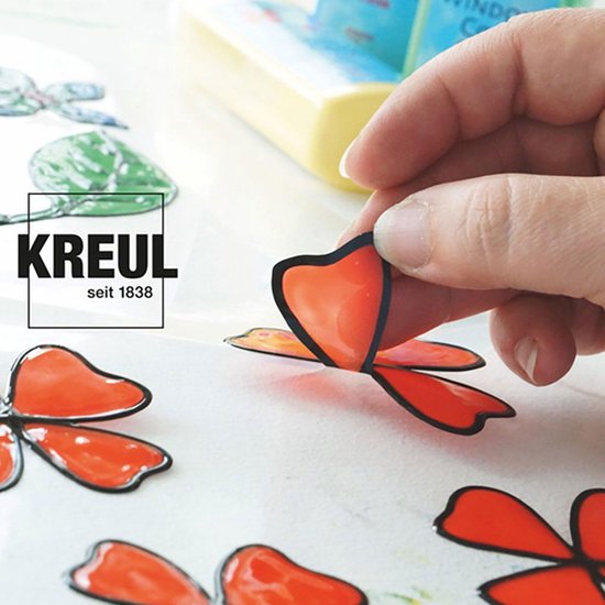 KREUL Γυάλινη μπογιά με εφέ 80 ml | Διάφορες αποχρώσεις