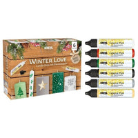 KREUL Σετ στυλό κεριών Winter Love 6×25 ml