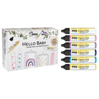 KREUL Στυλό κεριών σετ 6 x 25 ml Hello Baby