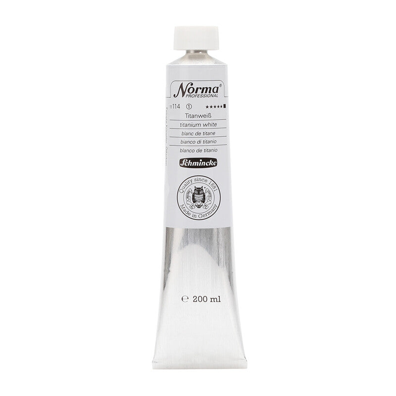 Λαδομπογιά Schmincke Norma Professional 200 ml – 114 Λευκό τιτανίου
