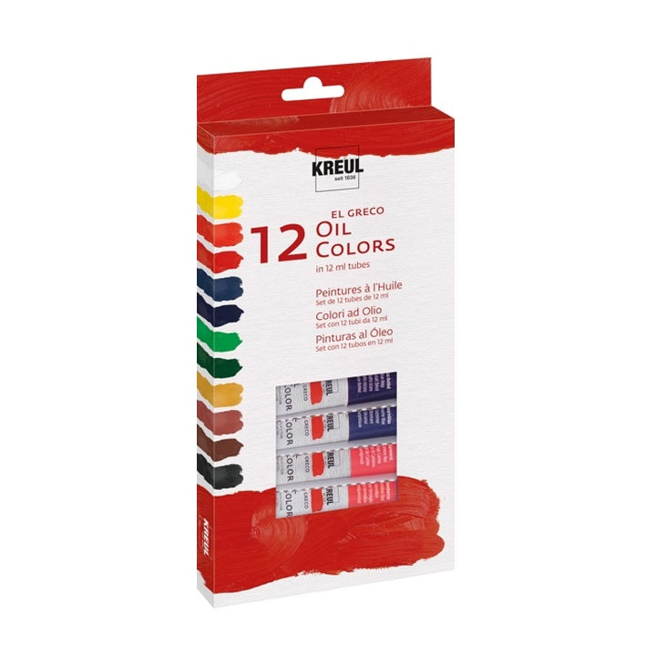 Λαδομπογιές el Greco KREUL - 12 x 12 ml