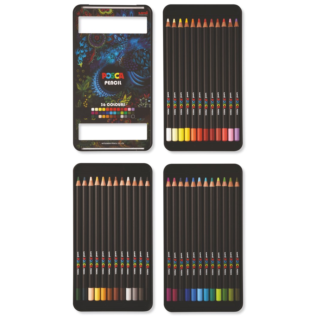 Λαδοπαστέλ Posca KPE-200 36C – σετ, διάφορα χρώματα