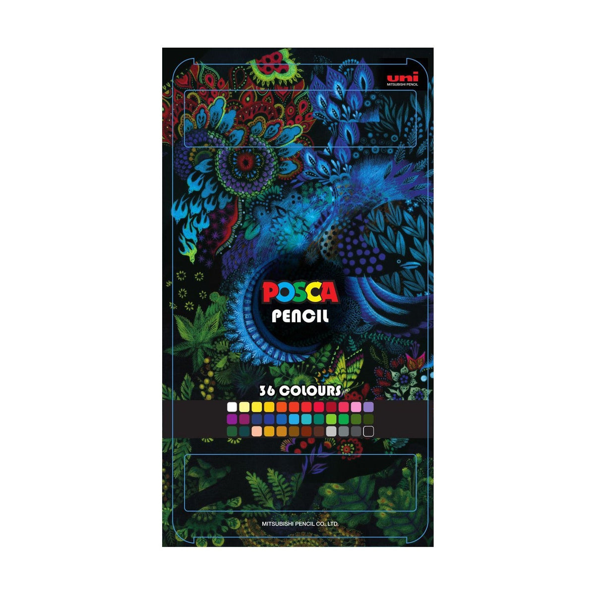 Λαδοπαστέλ Posca KPE-200 36C – σετ, διάφορα χρώματα