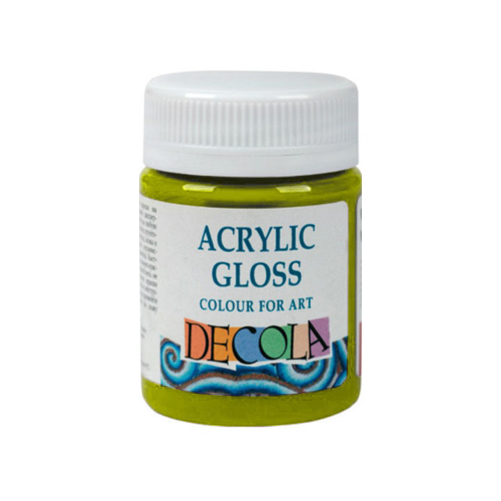 Aκρυλικό χρώμα γυαλιστερό Decola 56 ml – Lime