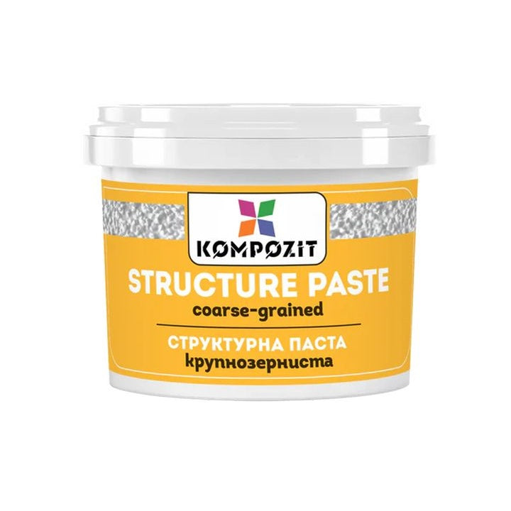 Λευκή χονδρόκοκκη πάστα διάρθρωσης από την Kompozit | Διάφοροι τόμοι