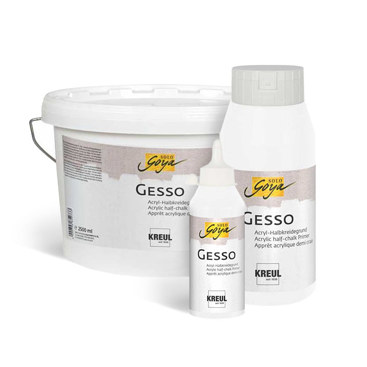 Λευκό γκέσο για επίστρωση Solo Goya Gesso - KREUL | διάφορα μεγέθη