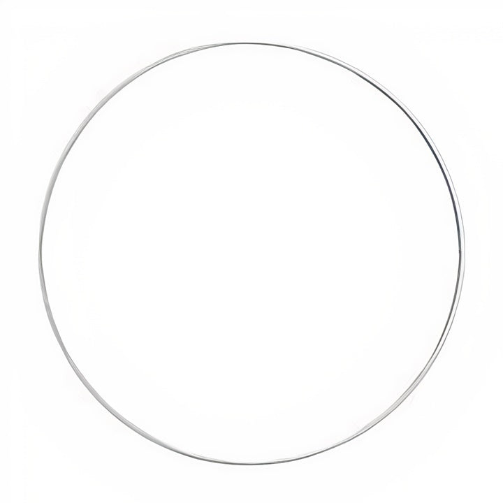 Λευκός  μεταλλικός κρίκος 1 τεμάχιο