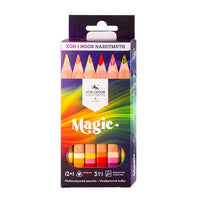 MAGIC Jumbo σετ χρωματιστών μολυβιών 12+1 FSC