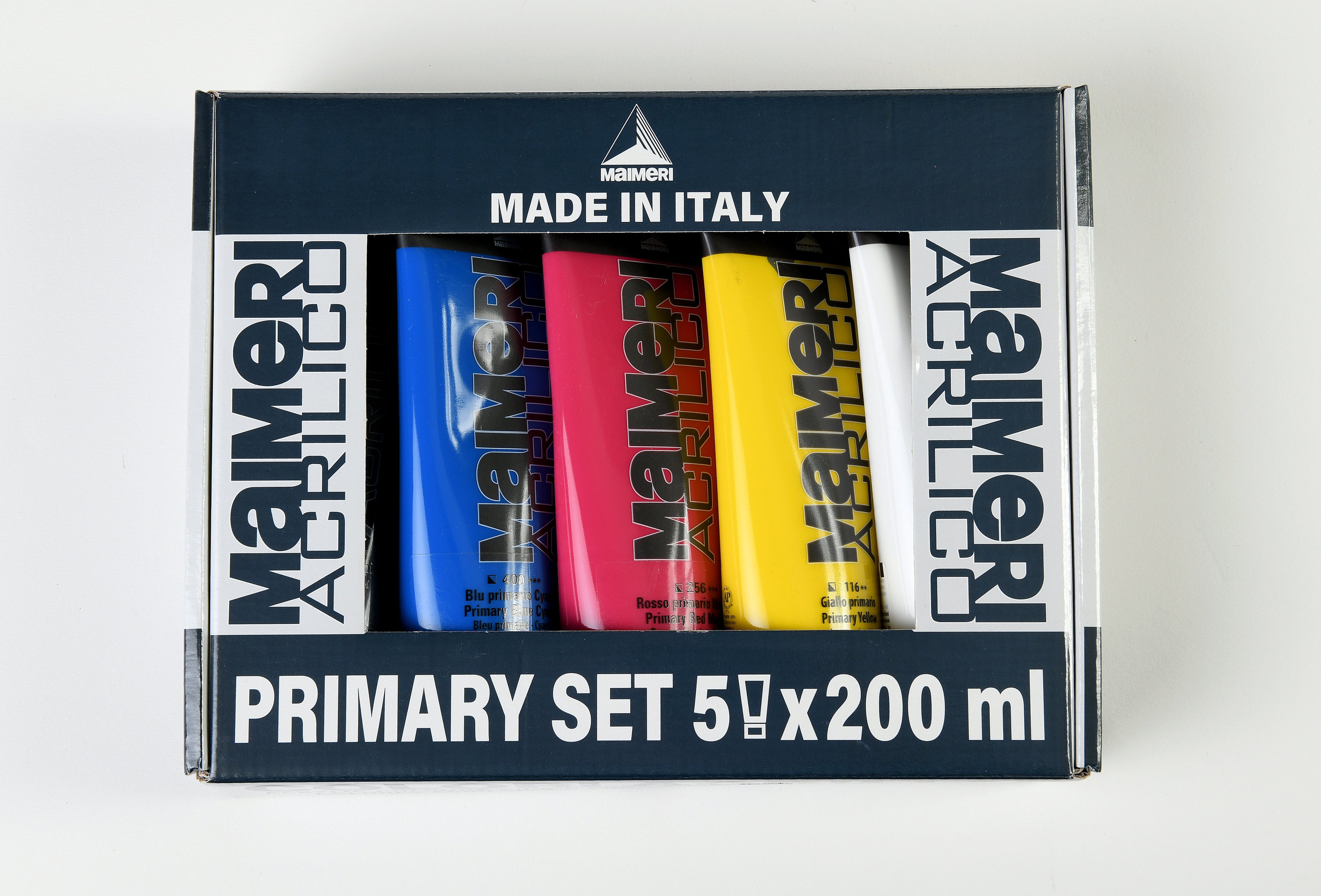 Maimeri Acrilico σετ ακρυλικών χρωμάτων Primary 200 ml